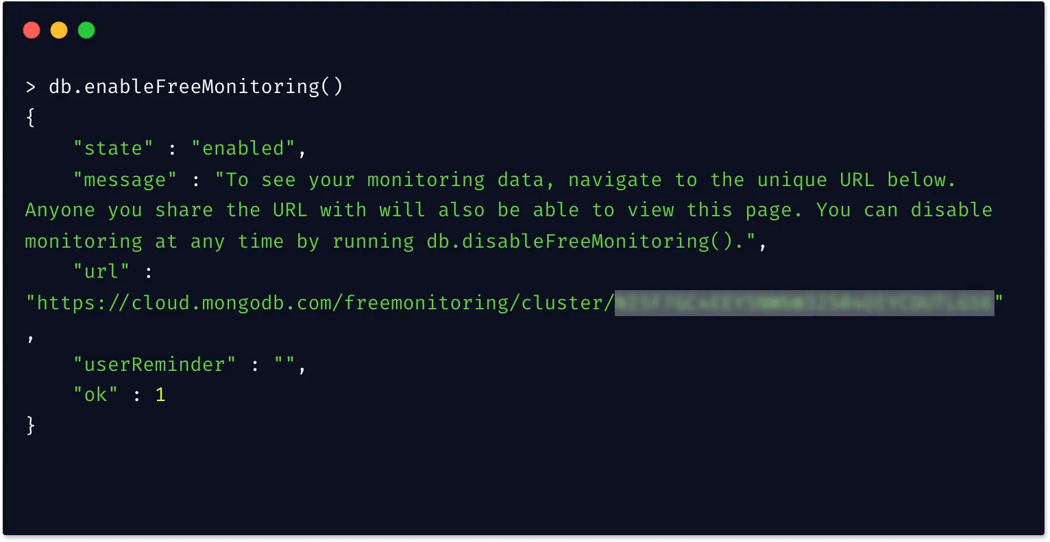 Enable free cloud monitoring